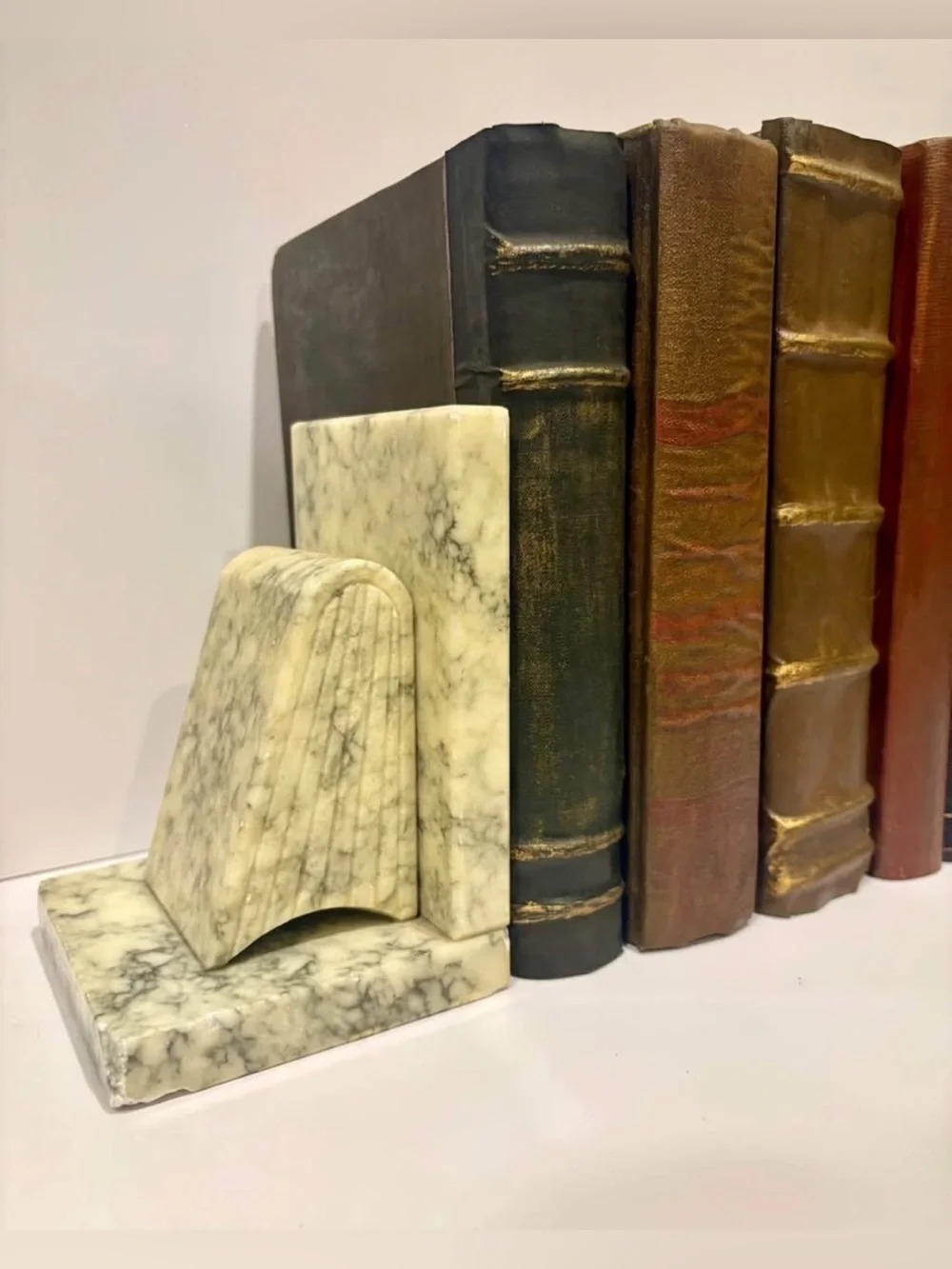 Vintage Stone Bookends (Pair)